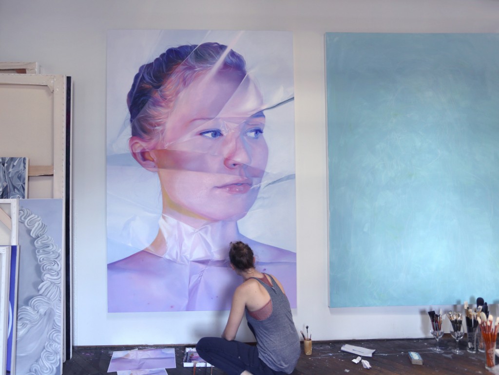 jen mann garbage selfie in progress